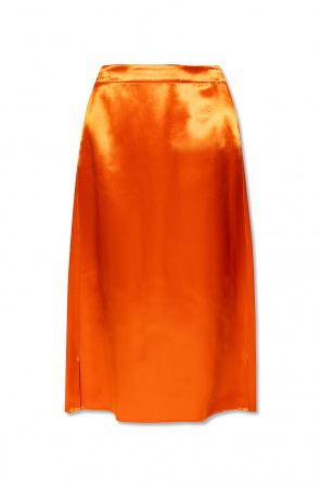 スカート Loewe Orange satin skirt Orange Skirt Satin 2025 | www.angloamericancentre.it